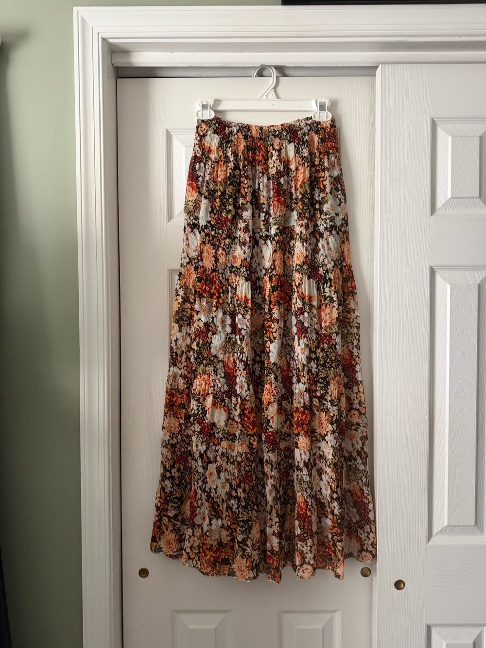 Boho maxi skirt NWT